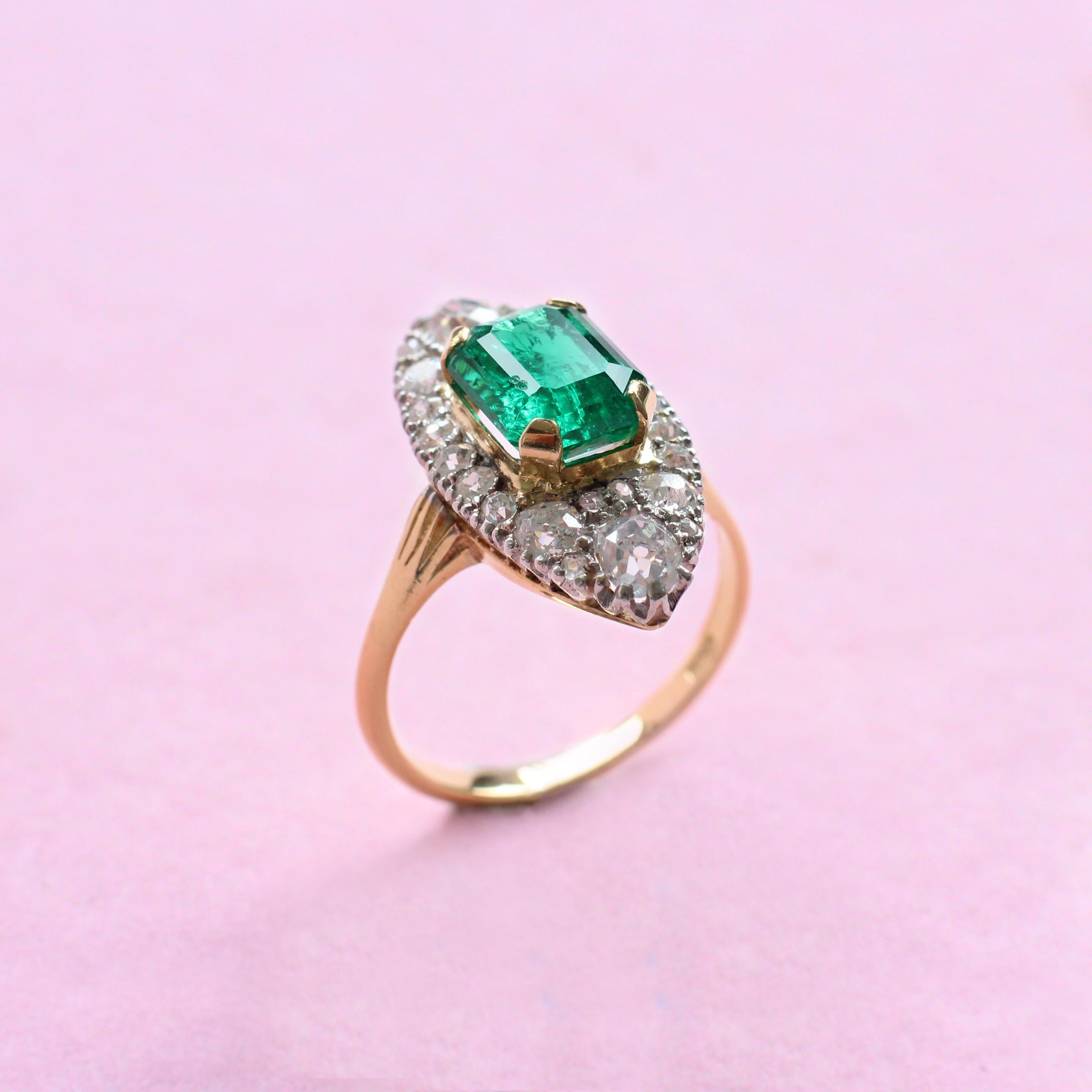 emerald ring designs for female