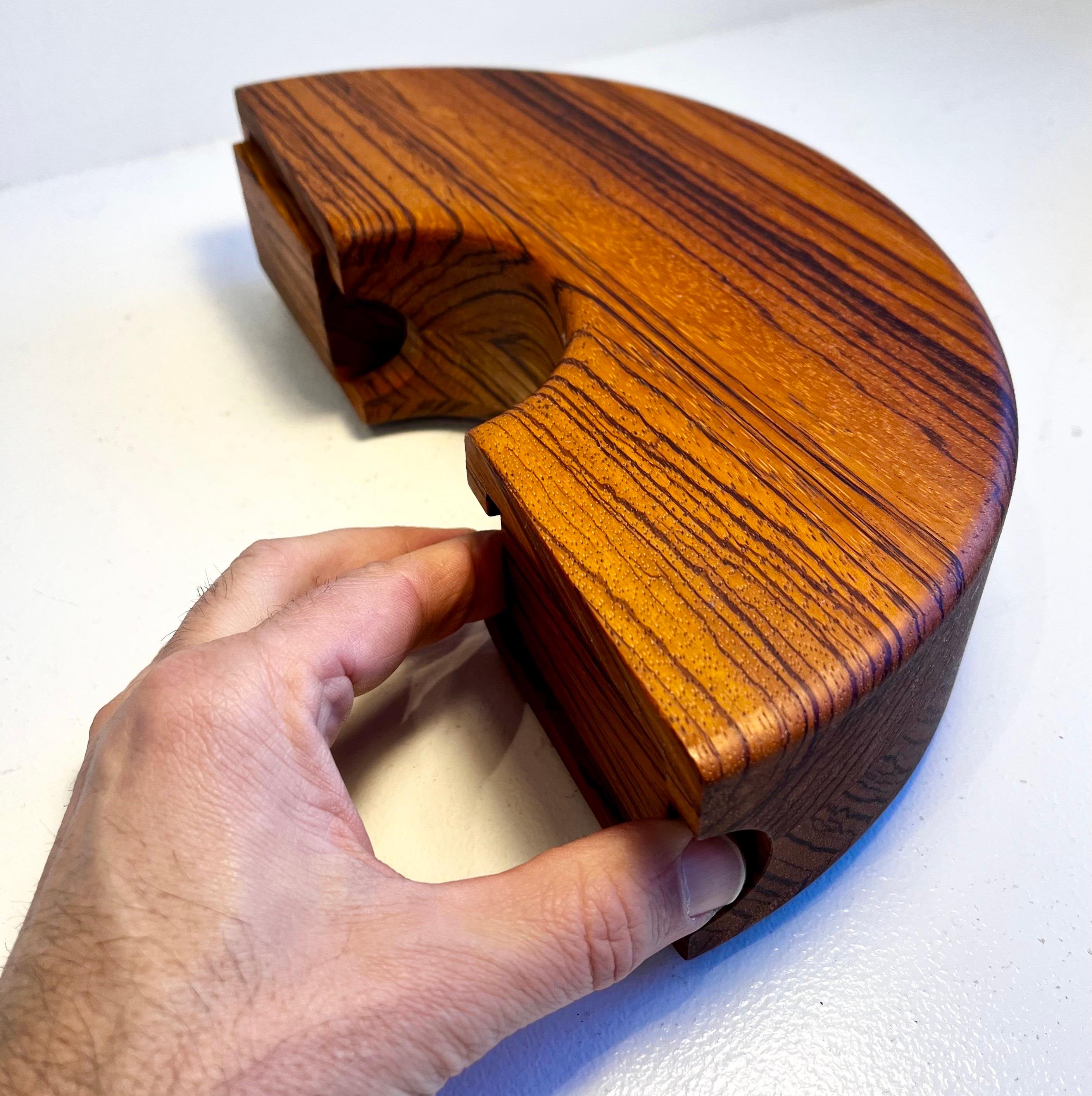 Unique Zebra Wood Jewelry Box 4