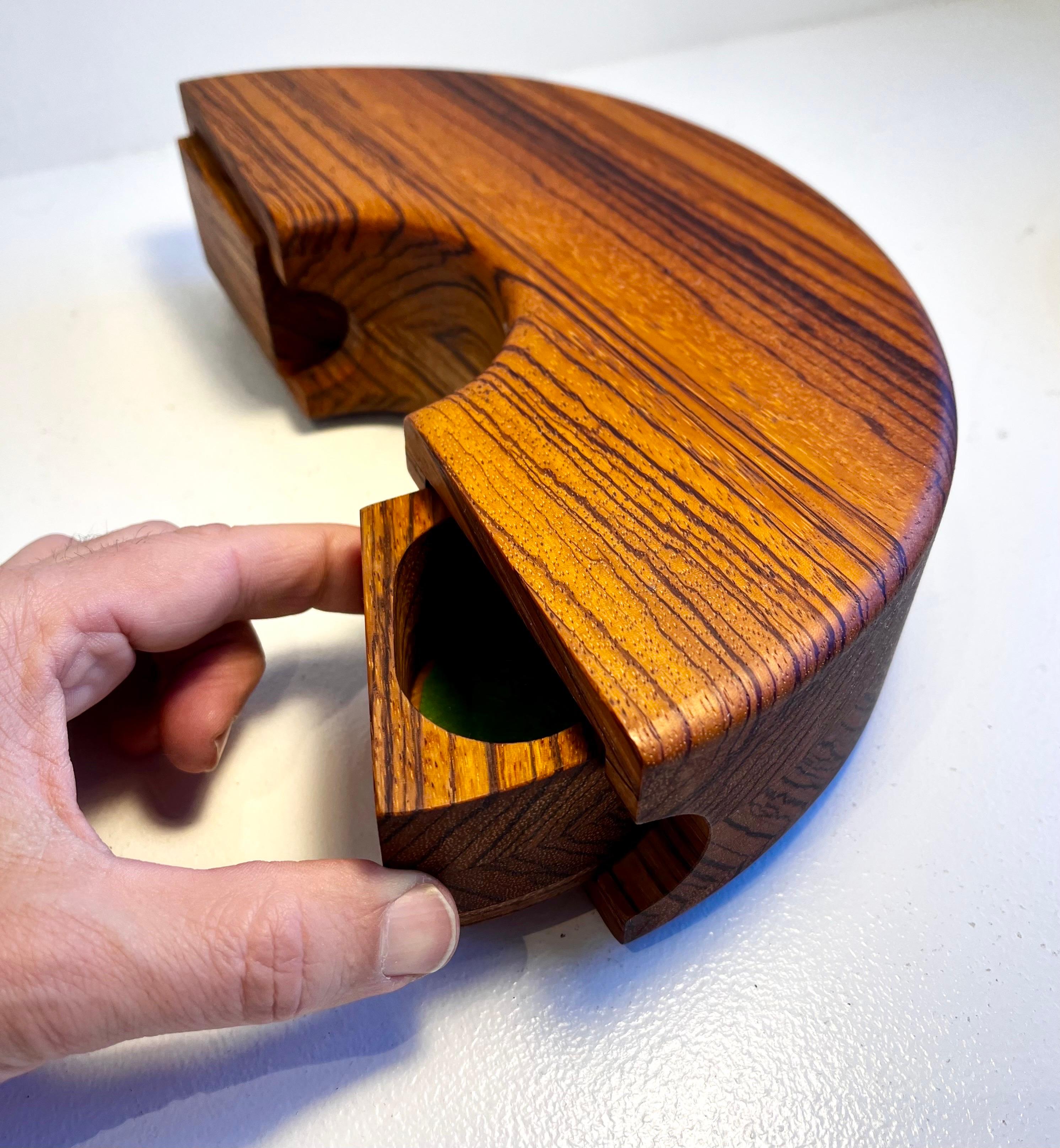 Unique Zebra Wood Jewelry Box 5