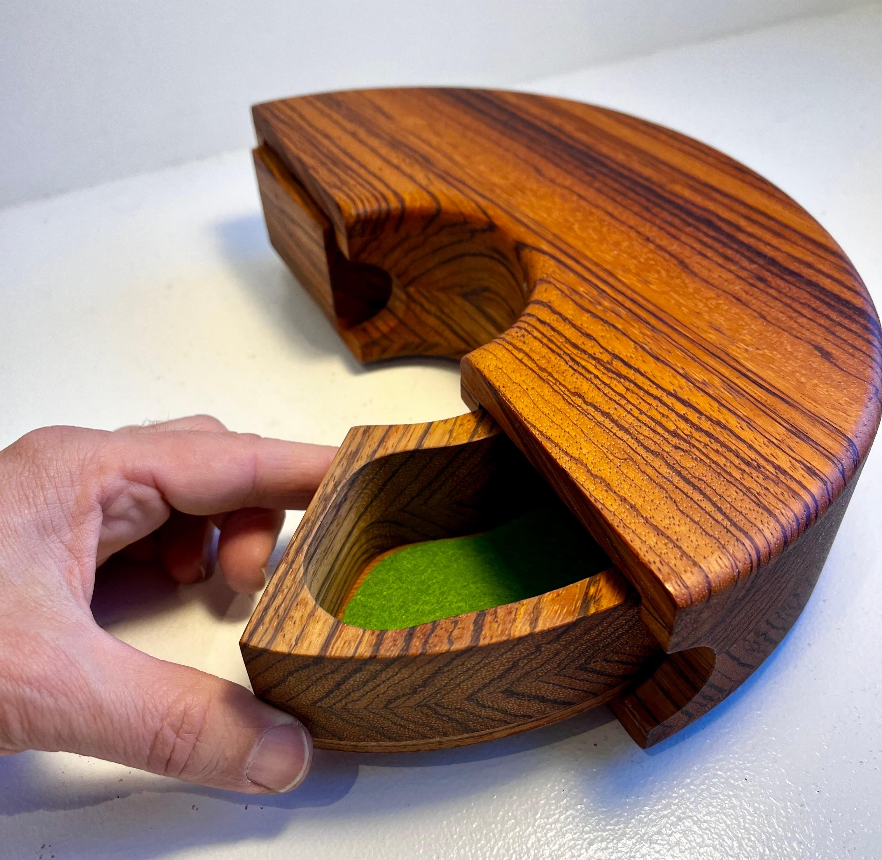 Unique Zebra Wood Jewelry Box 6