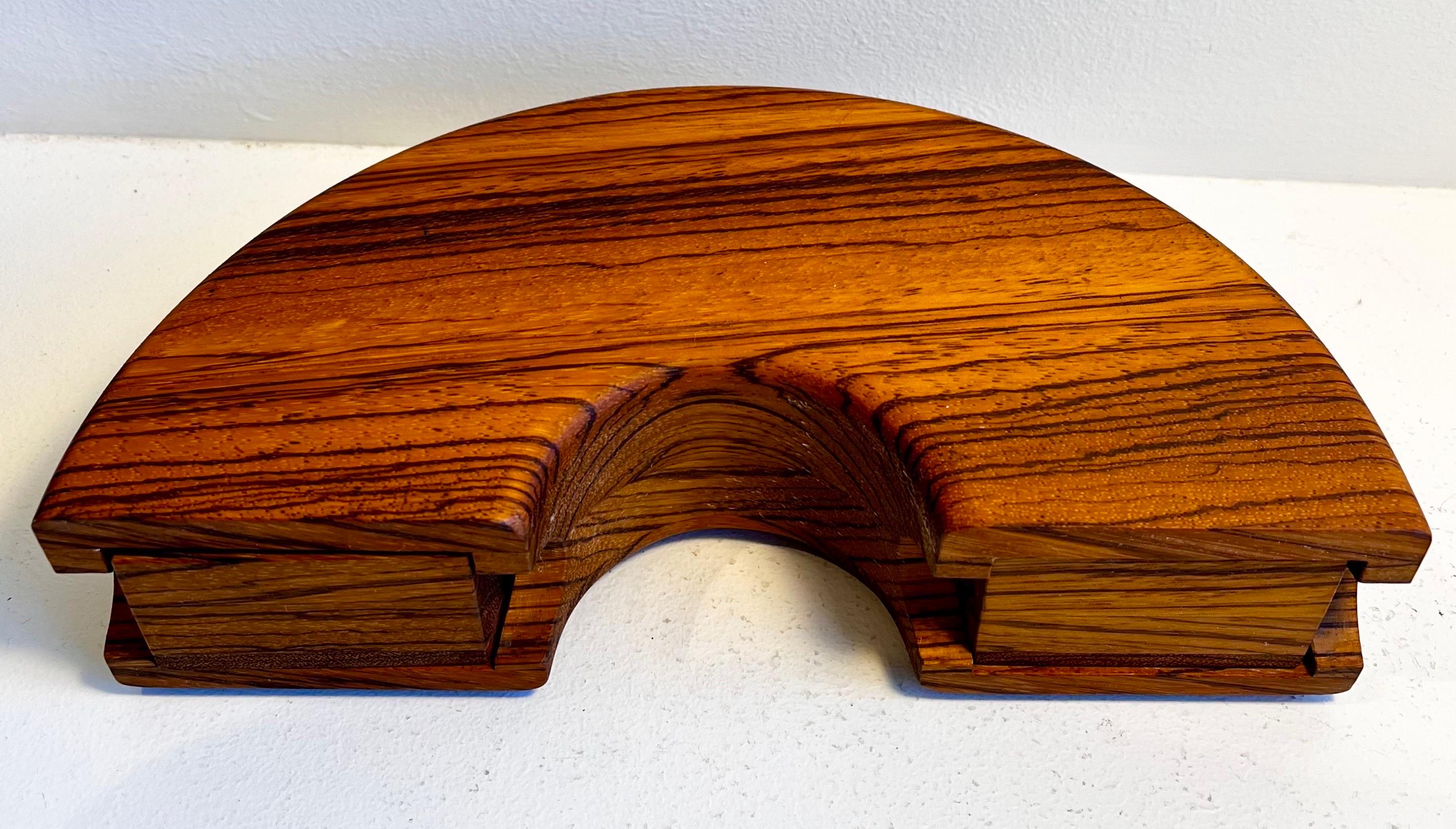 Unique Zebra Wood Jewelry Box 12