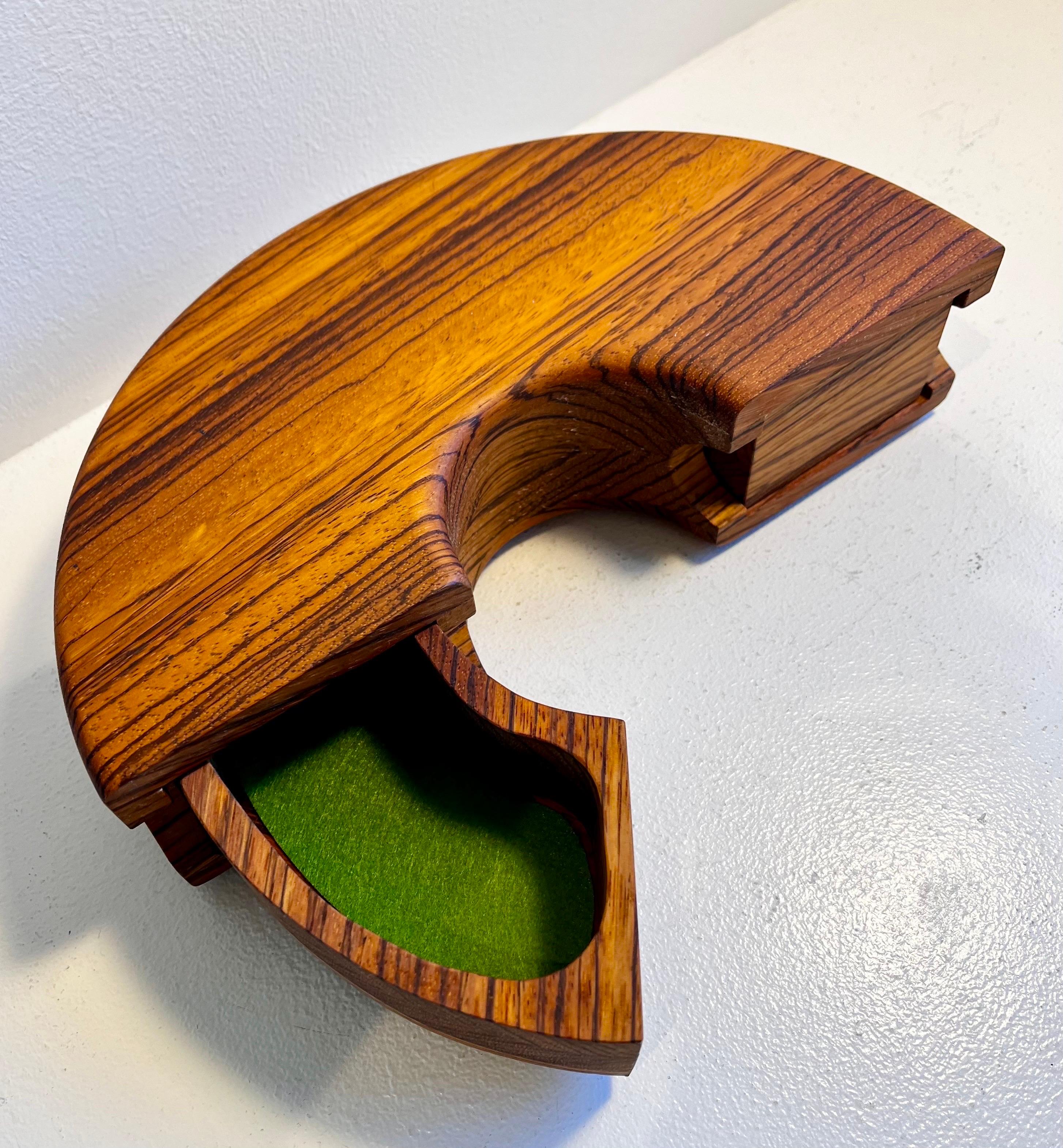 Unique Zebra Wood Jewelry Box 2