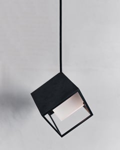 UNIS  - patinated steel ceiling pendant handmade by Diaphan Studio