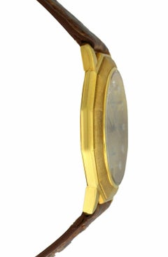 Unisex Baume & Mercier Riviera 87012.1 Quarzuhr aus 18 Karat Gold mit Diamanten, Unisex