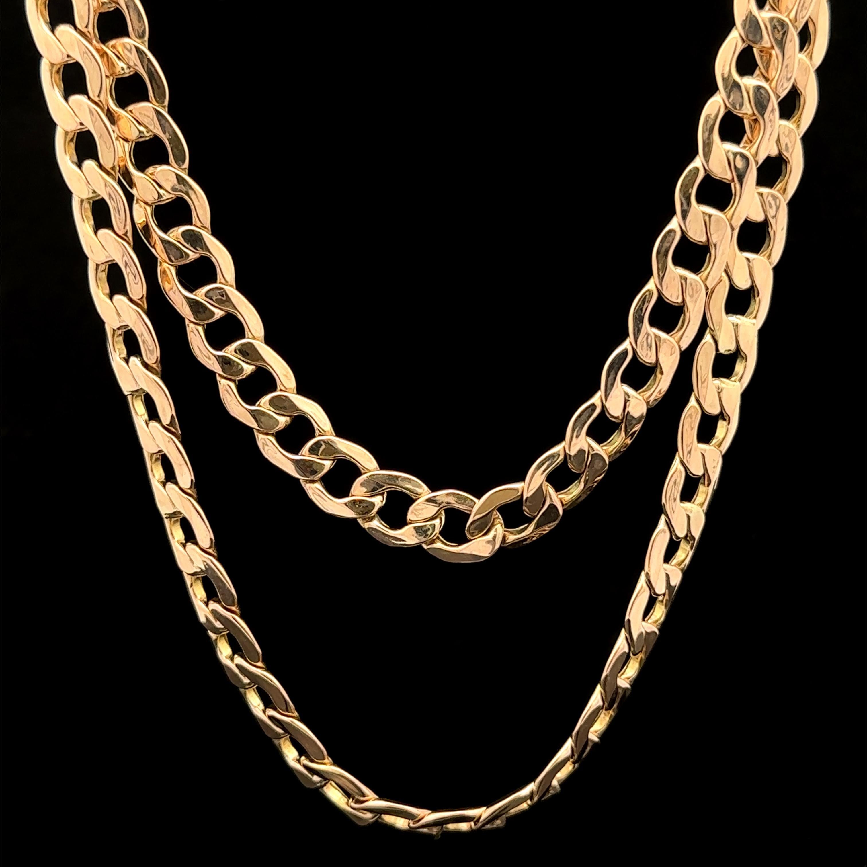 Collier unisexe à maillons cubains 30