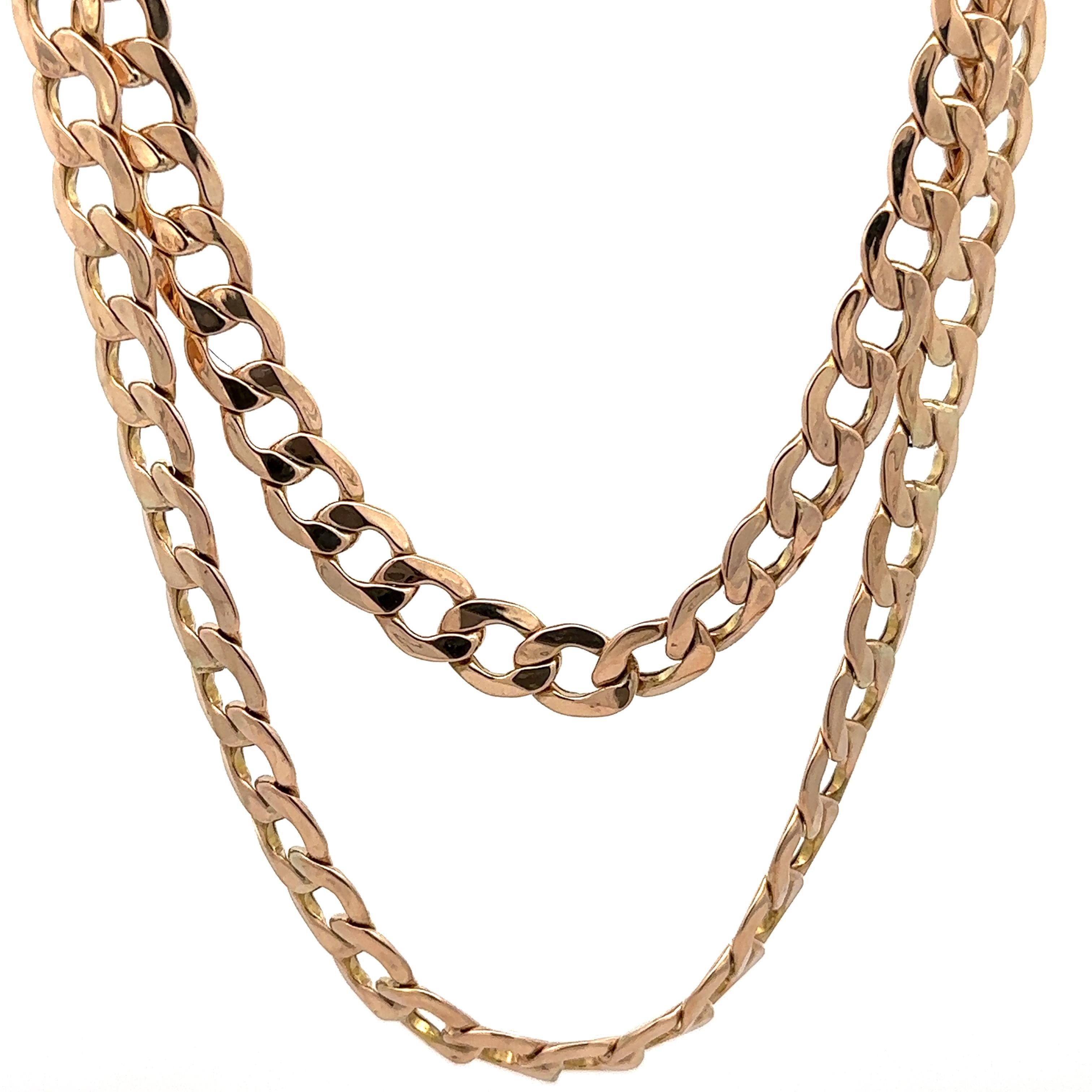 Collier unisexe à maillons cubains 30