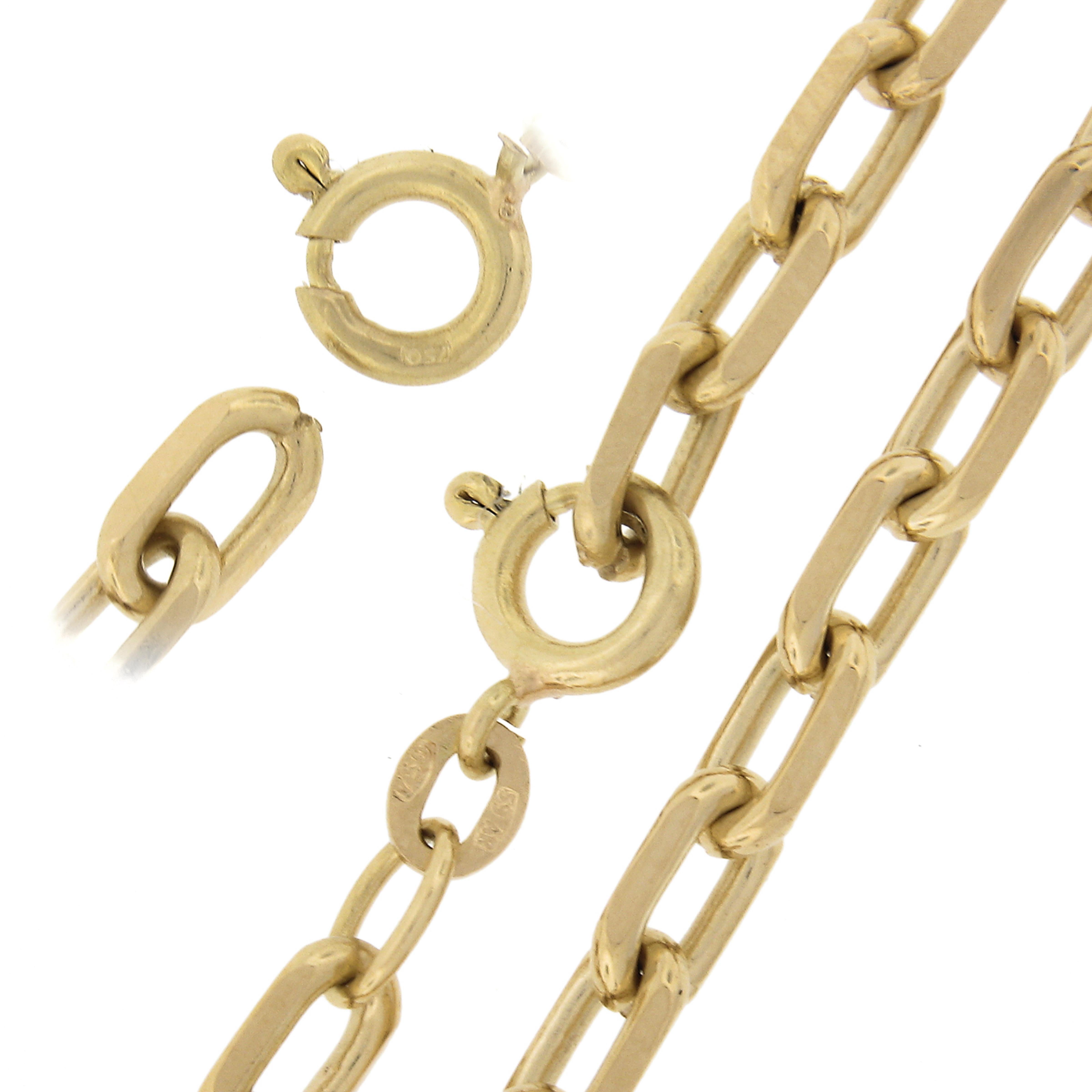 open link chain necklace