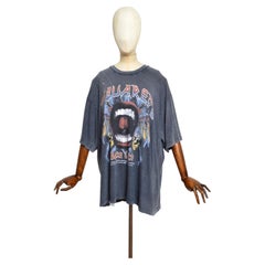 Unisex 2022 DSQUARED2 Oversized Vintage distressed Band Tee - Rock Tshirt XXL