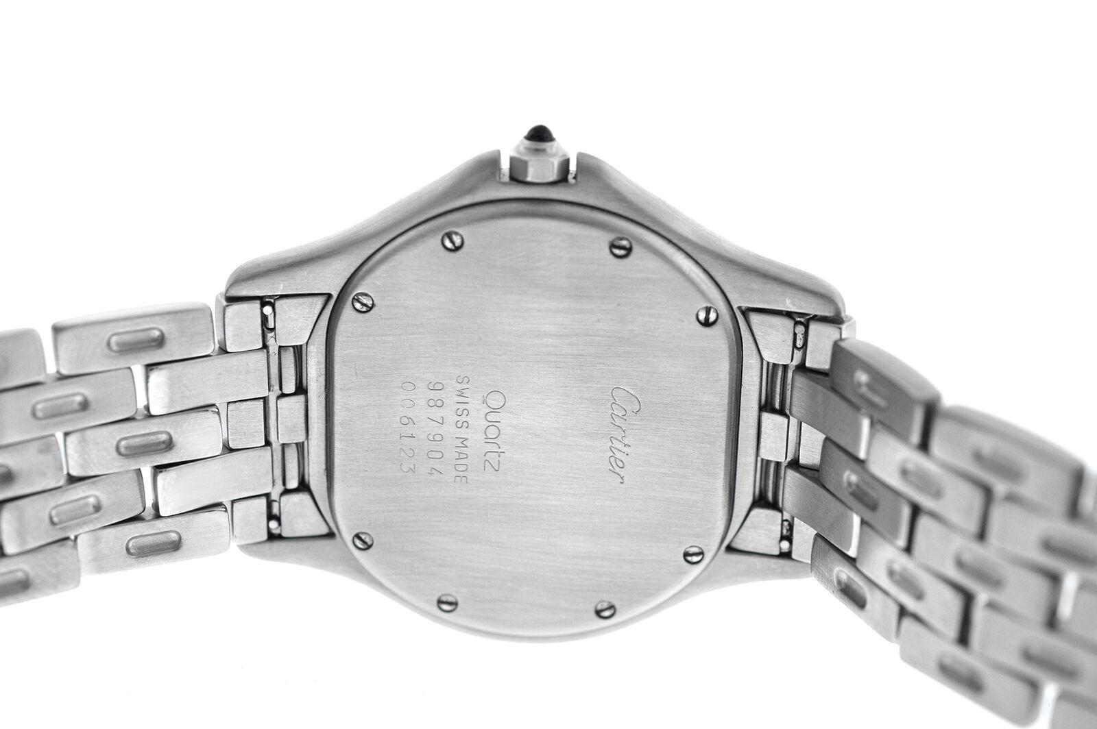 Unisex Cartier Panthere Cougar 987904 Quartz Steel Date Watch For Sale 1