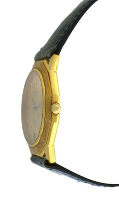 Unisex Baume & Mercier Riviera 87012 Quarzuhr aus 18 Karat Gelbgold, Unisex