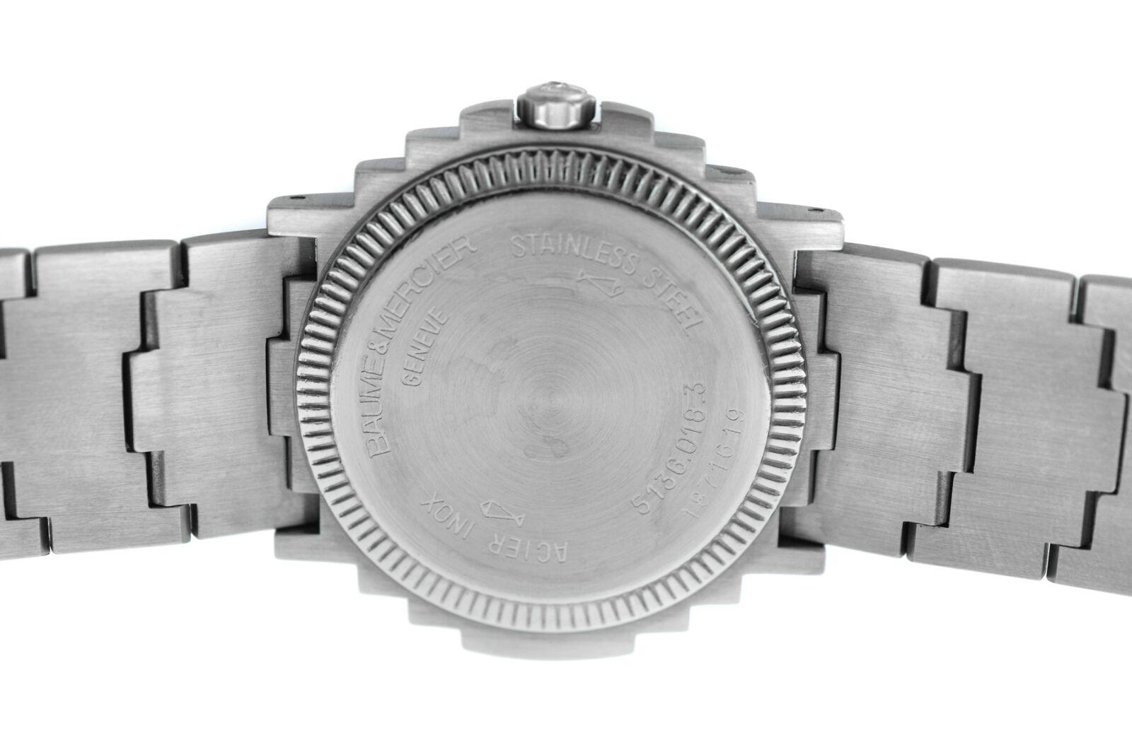 Unisex Baume & Mercier Shogun 5136.018.3 Stainless Quartz Watch In New Condition In New York, NY