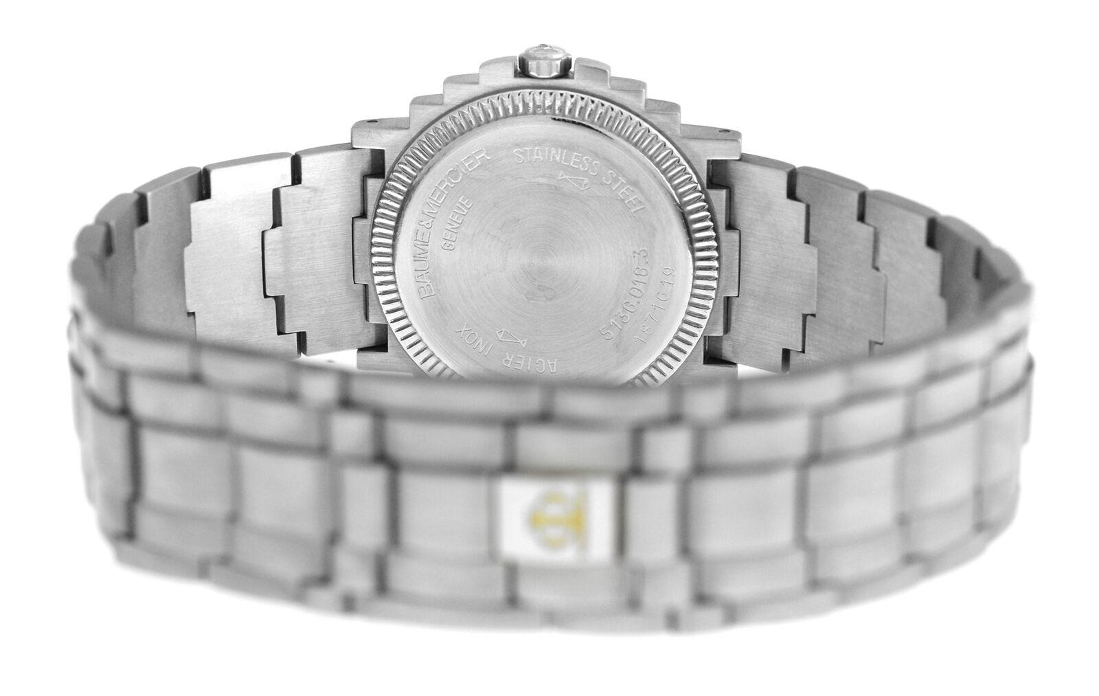 Unisex Baume & Mercier Shogun 5136.018.3 Stainless Quartz Watch 3