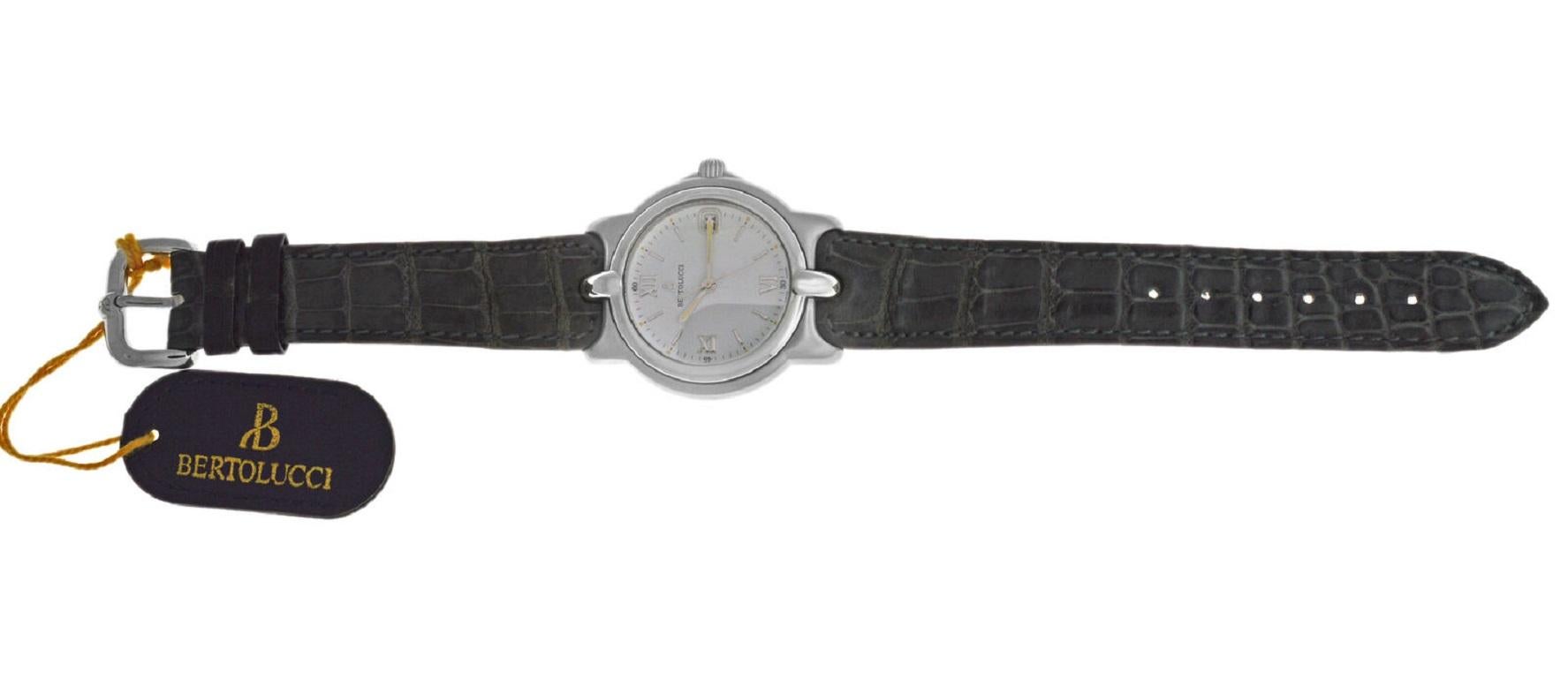 Unisex Bertolucci Pulchra 123 41 Steel Date Quartz Watch For Sale 1