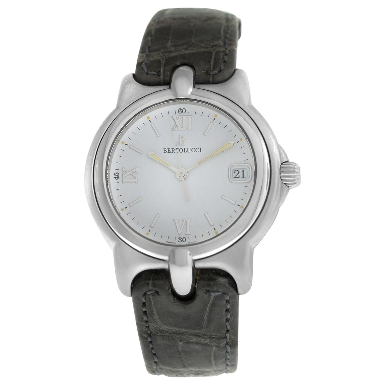 Unisex Bertolucci Pulchra 123 41 Steel Date Quartz Watch For Sale