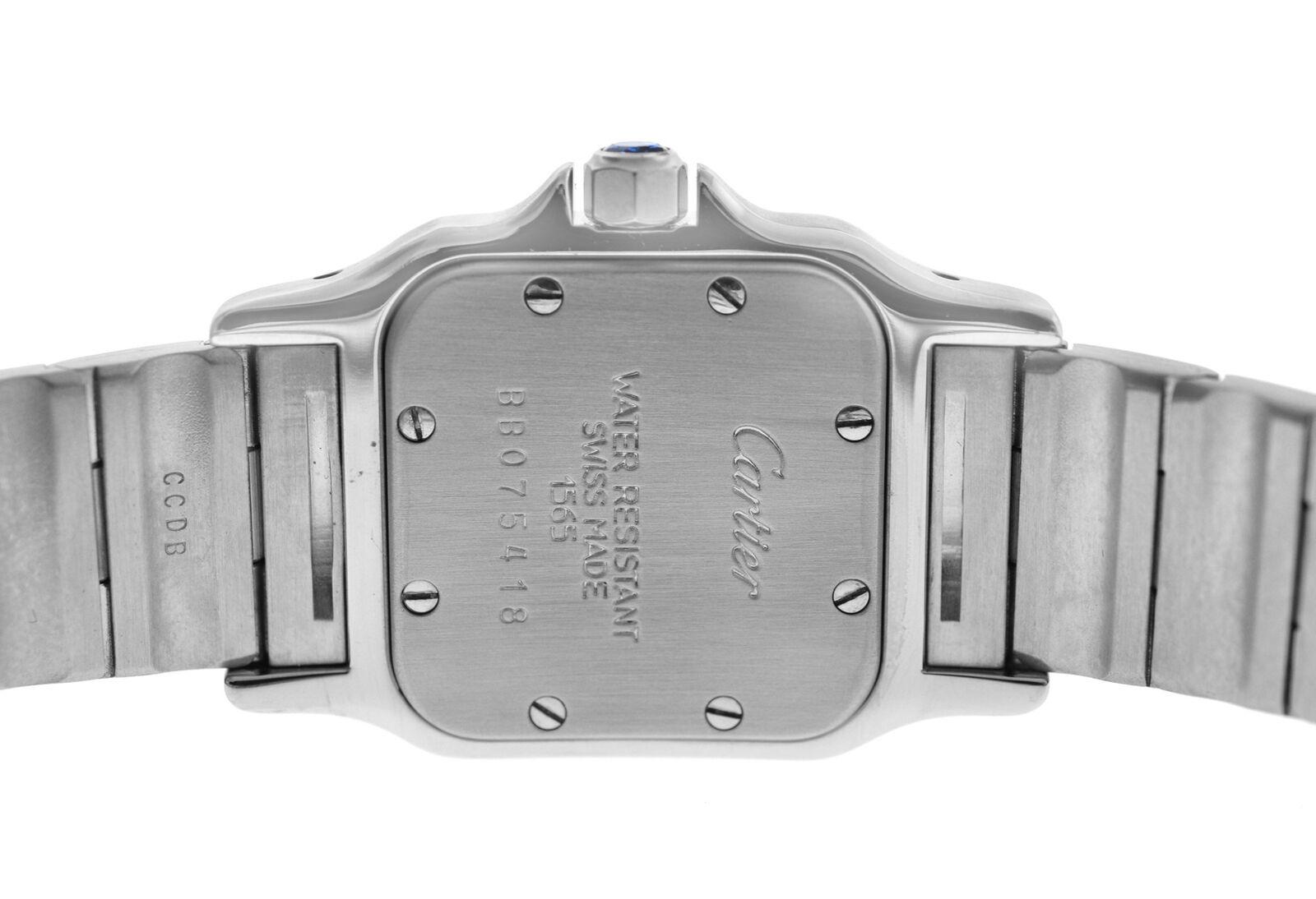 Unisex Cartier Santos Galbee 1565 Stainless Steel Quartz Watch For Sale 1