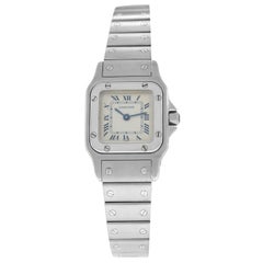 Unisex Cartier Santos Galbee 1565 Stainless Steel Quartz Watch