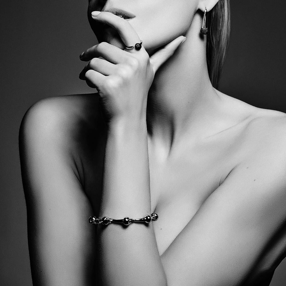 Bracciale a catena unisex in argento sterling in vendita 2
