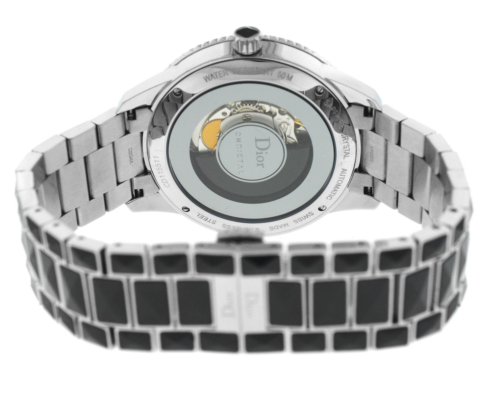 Unisex Christian Dior Christal CD115511M001 Diamond Automatic Watch 3