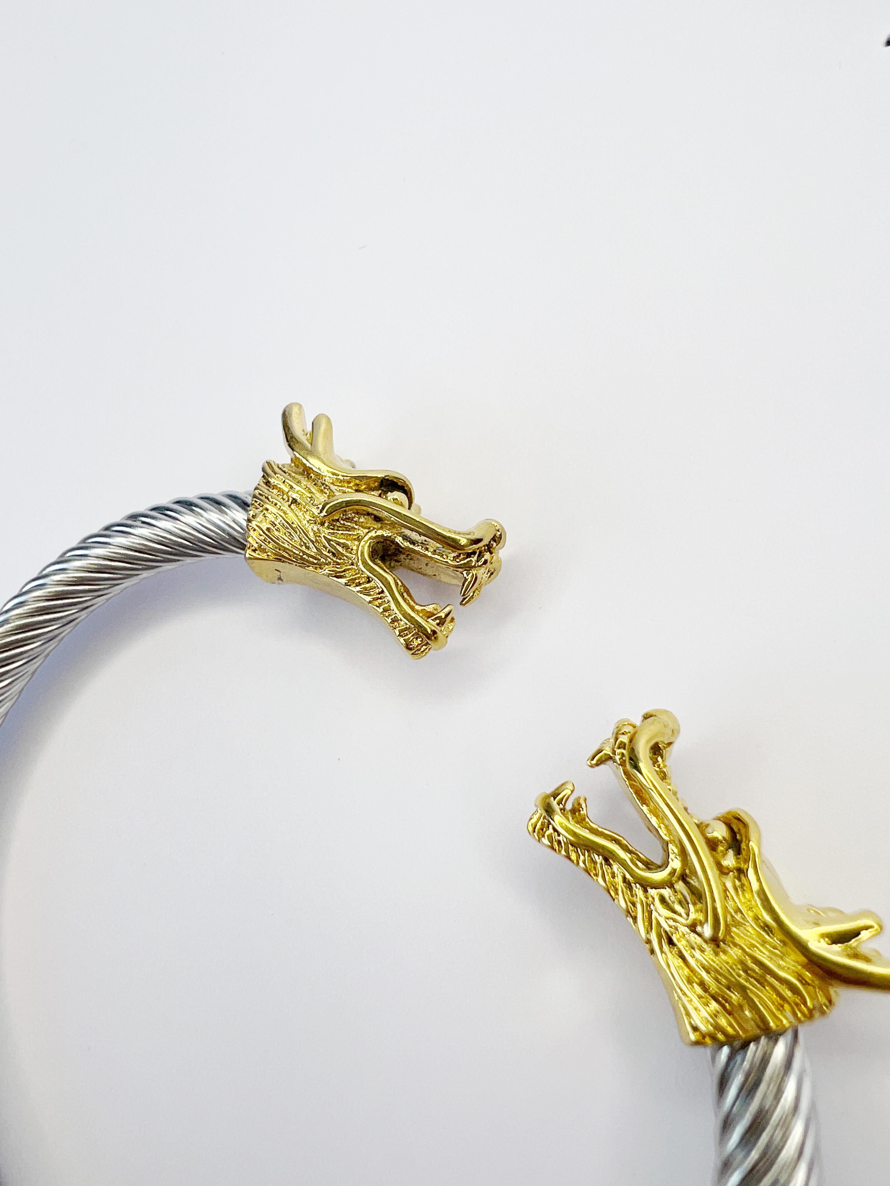 Bracciale unisex con drago in vendita 1
