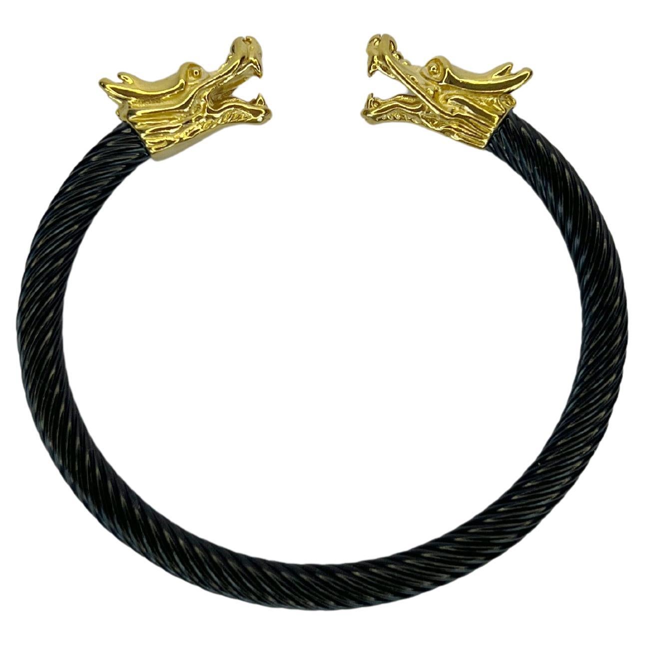 Unisex dragon cuff bracelet