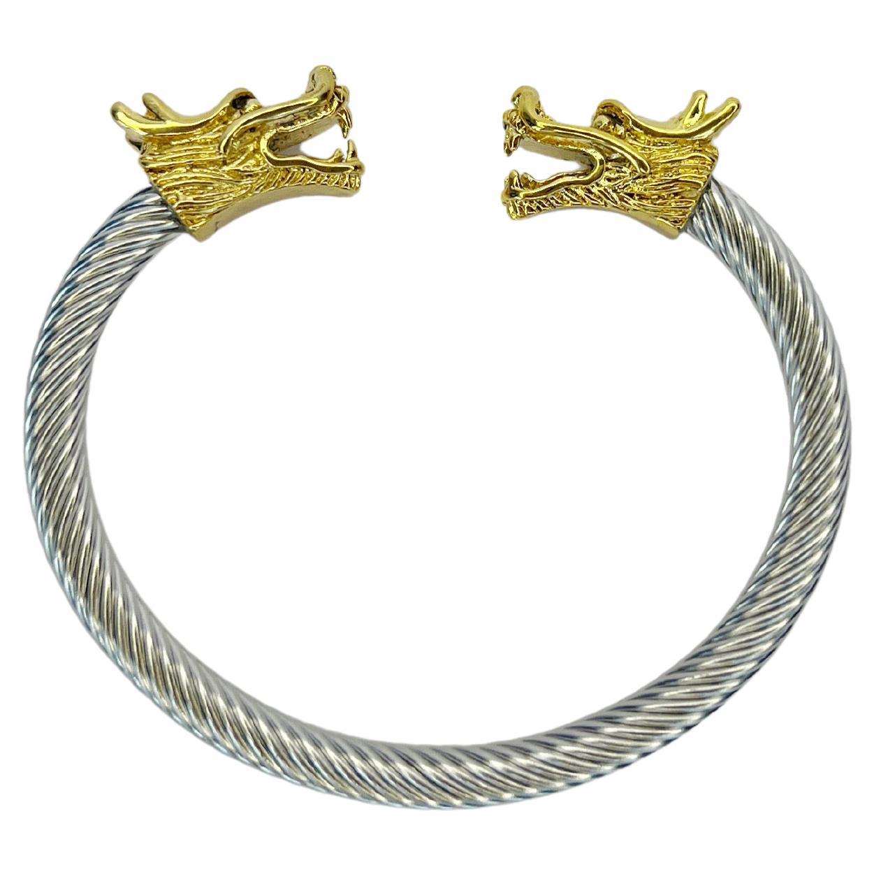 Unisex dragon cuff bracelet