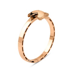 Unisex Falcon Bracelet, 14K Rose Gold