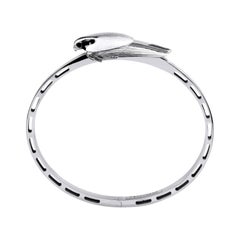 Unisex Falcon Bracelet, 14k White Gold