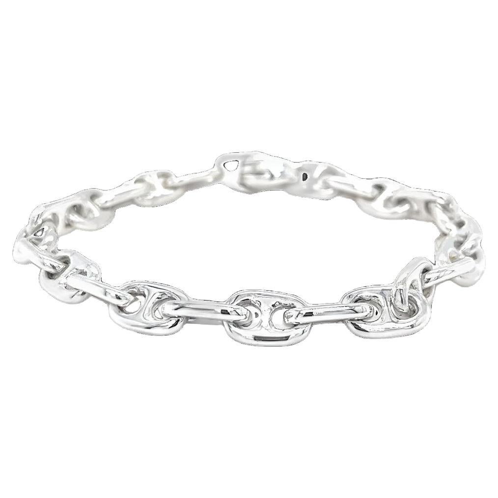 Unisex Gucci Silber-Anker-Kette-Armband