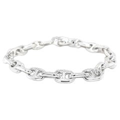 Unisex Gucci Silber-Anker-Kette-Armband