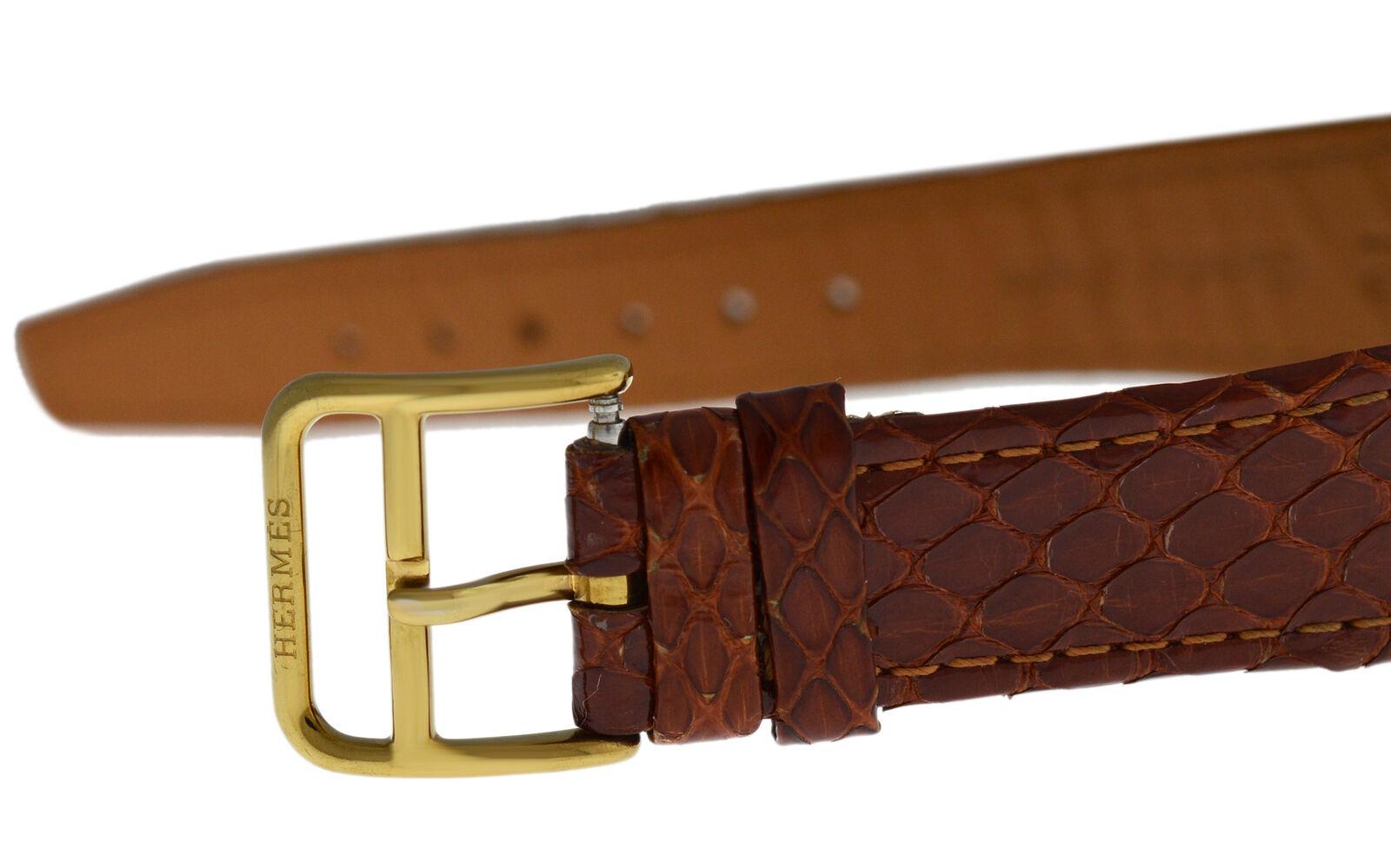  Montre unisexe Hermes Arceau AR3.720 Acier Or Quartz Unisexe 