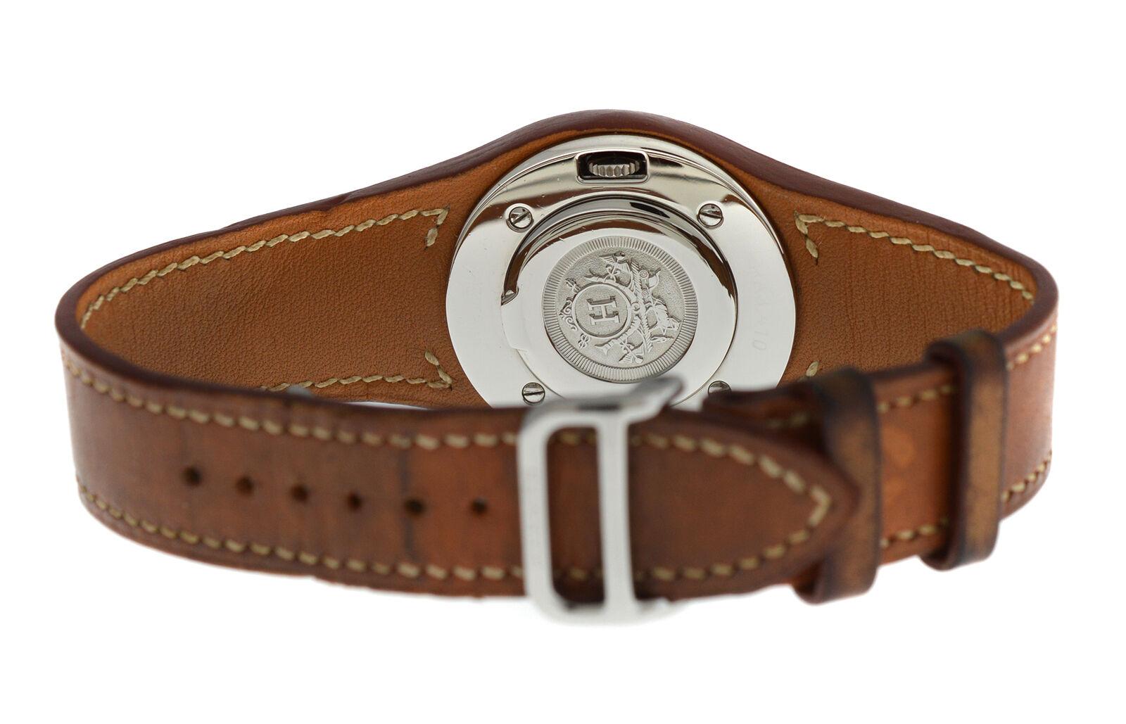 Unisex Hermes Harnais HA3.410 Stainless Steel Quartz Watch For Sale 1