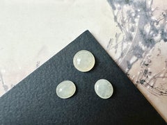 Unisex Oval Cut Icy Jade Loose Gemstone, Designer Unknown, New