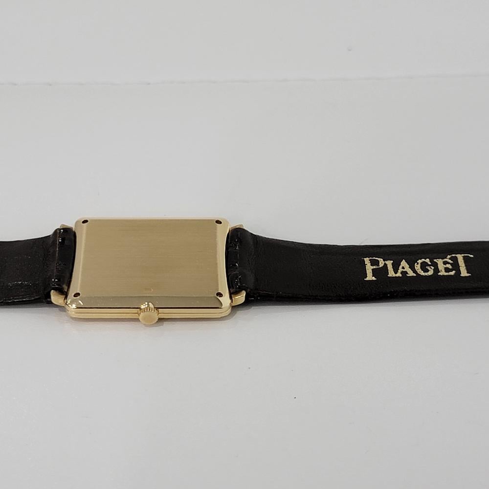 Unisex Piaget Protocole 18k Gold schlanke Kleiduhr 1970er Jahre, Original RA295 6