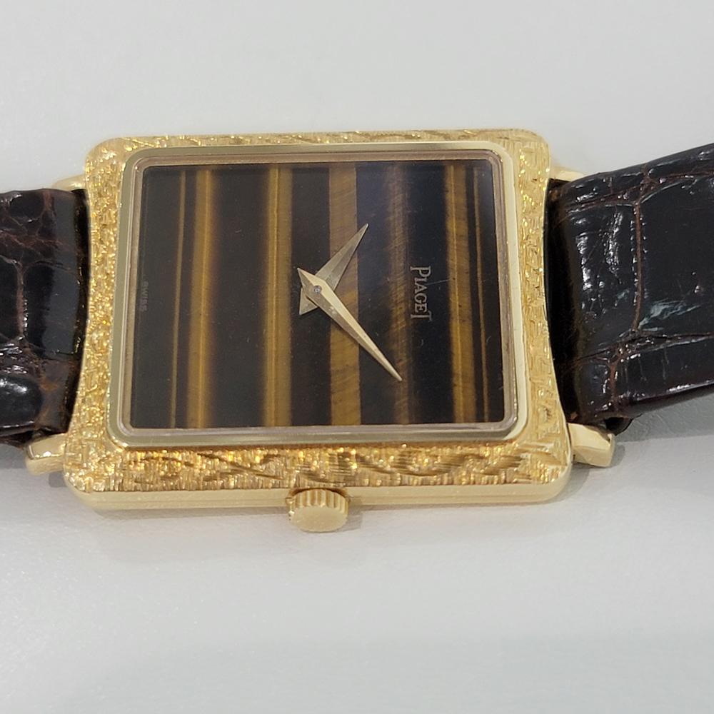 Unisex Piaget Protocole 18k Gold schlanke Kleiduhr 1970er Jahre, Original RA295 1