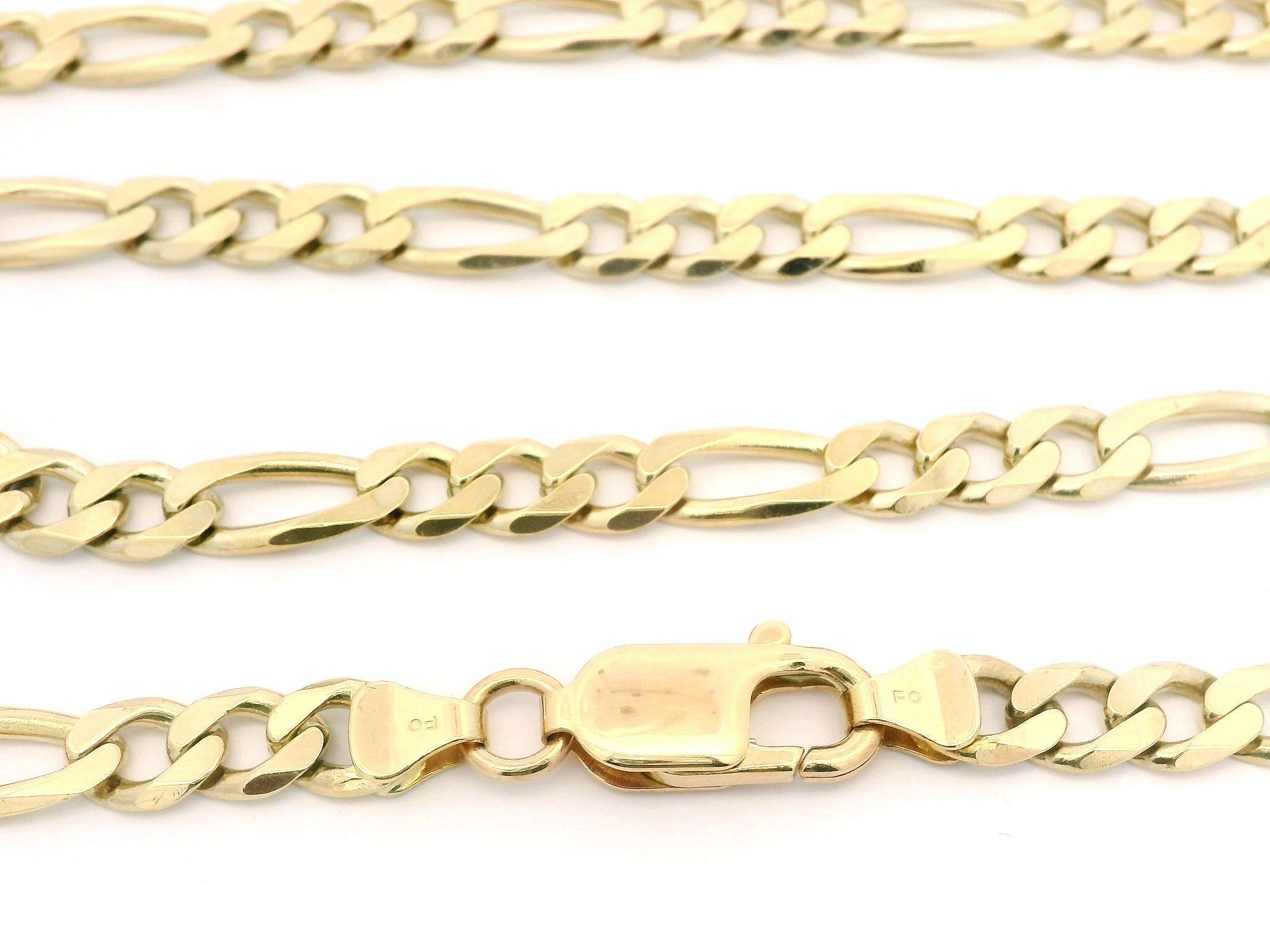 Unisex Solid 14k Yellow Gold 22.5