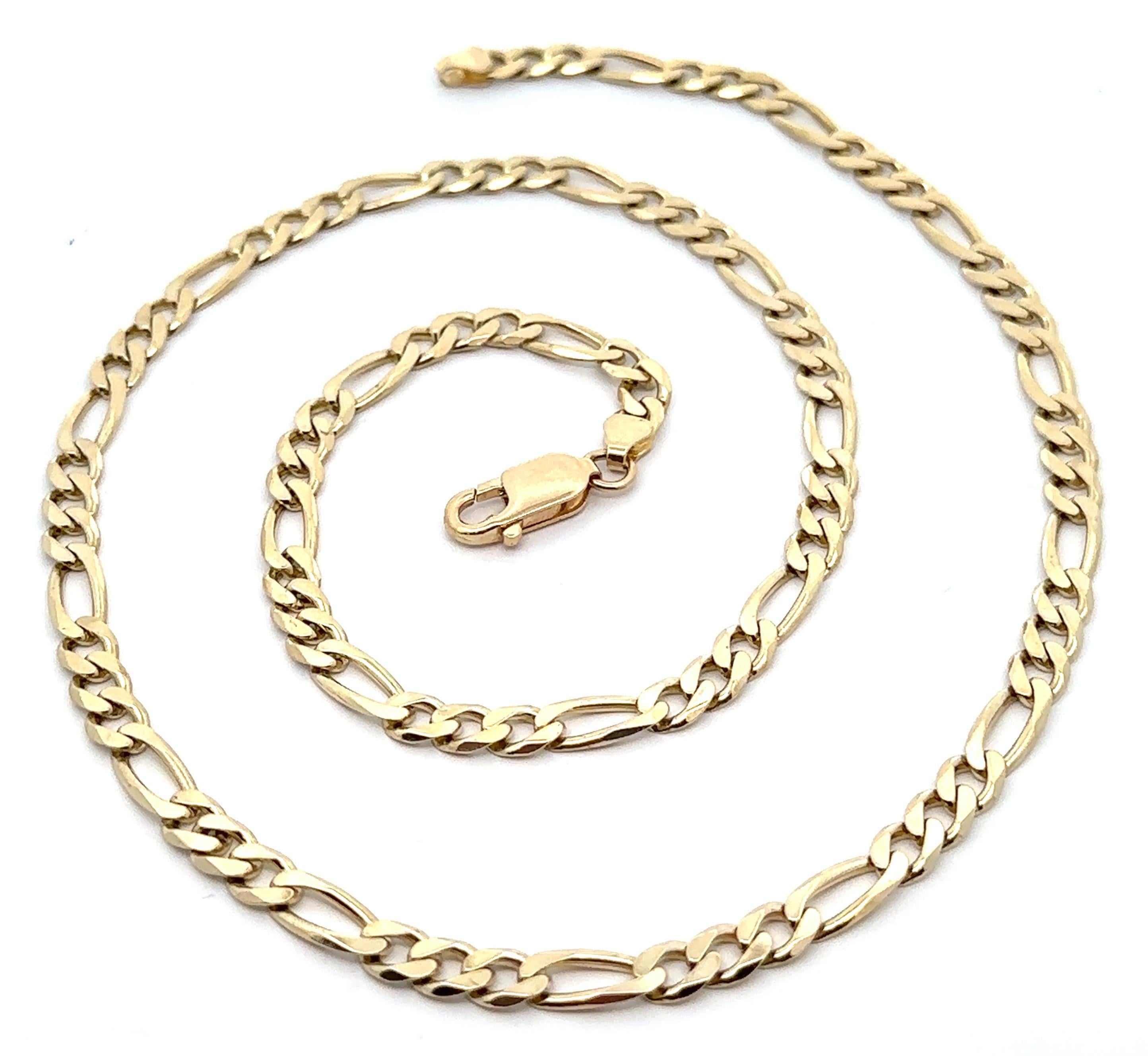 Unisex Solid 14k Yellow Gold 22.5