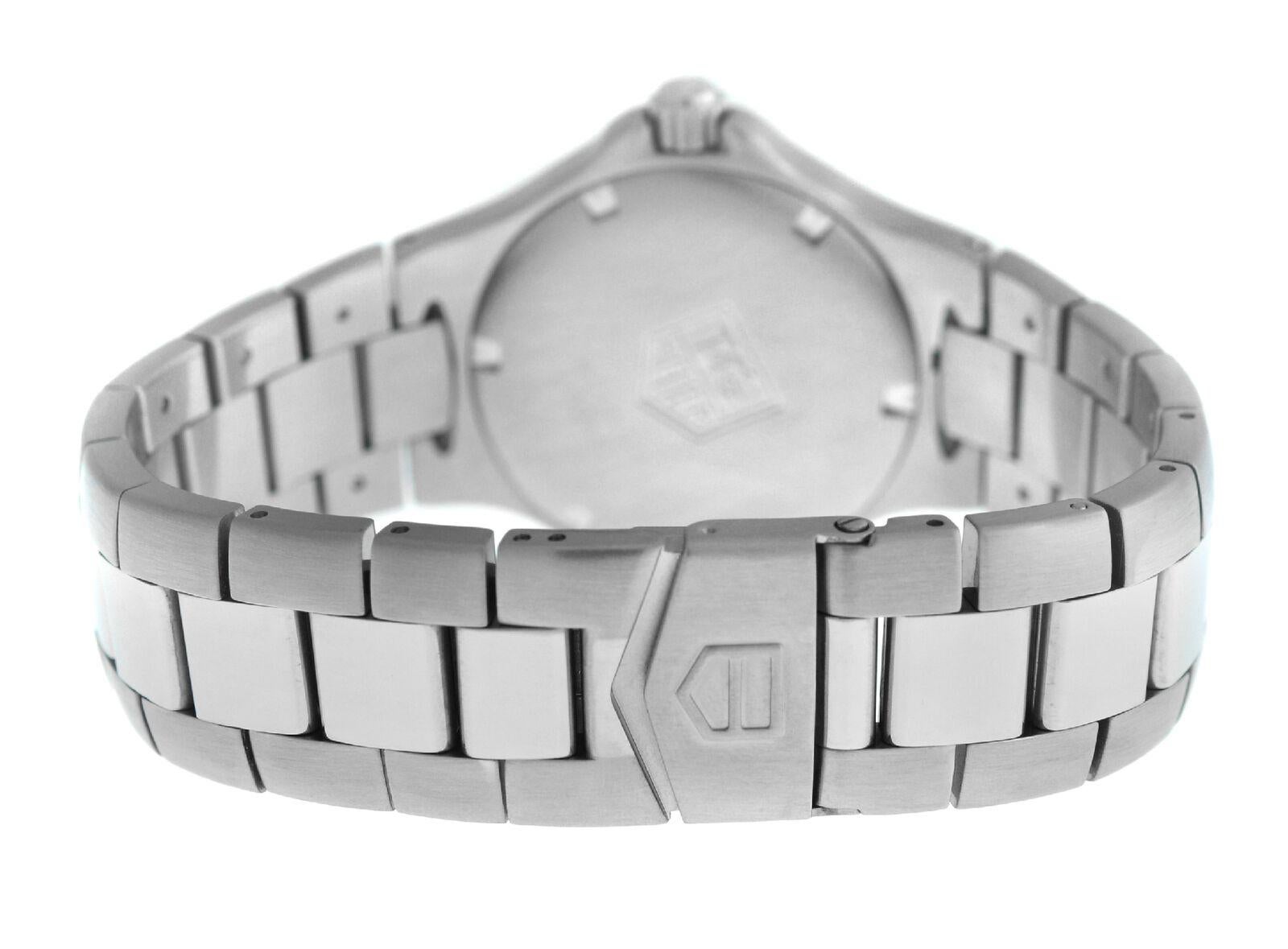Unisex TAG Heuer Kirium WL1211-0 Stainless Steel Date 200M Quartz Watch For Sale 1