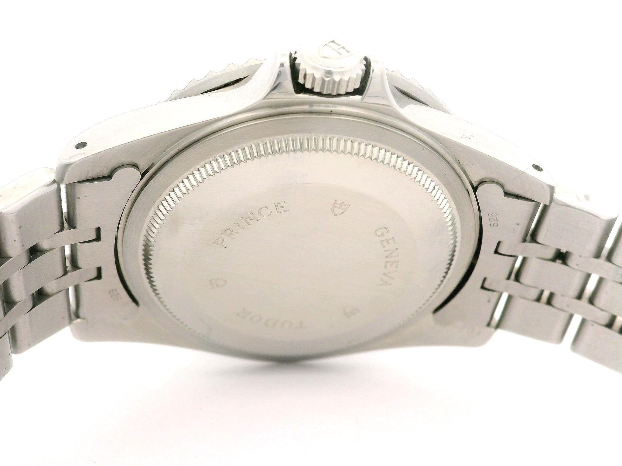 Reloj de pulsera unisex Tudor Prince Date Submariner 36mm Esfera Azul Ref. 62460 c/caja en venta 1