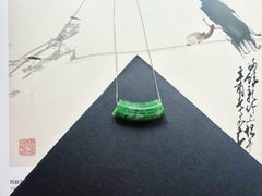 Unisex Tumbled Jade Loose Gemstone, Designer Unknown, New 2026