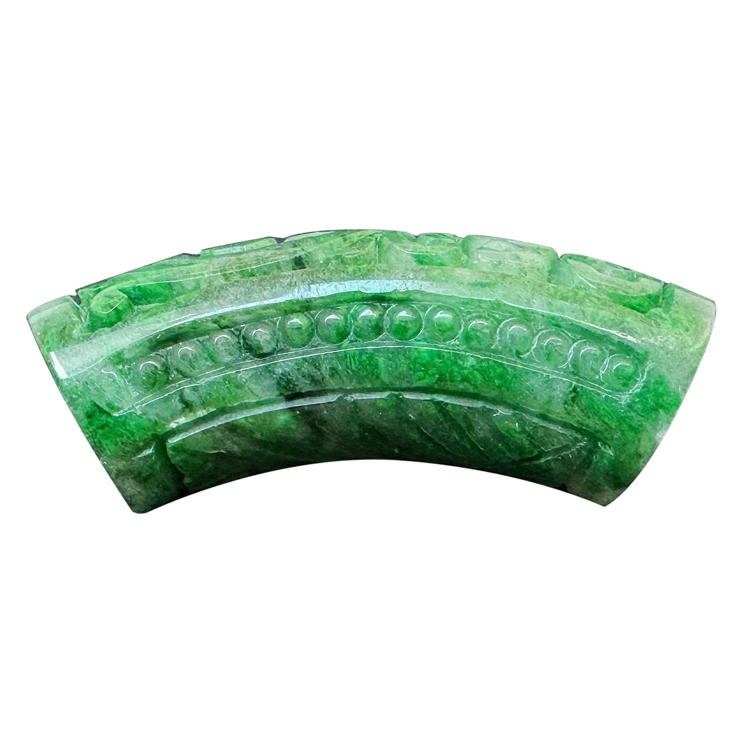 Unisex Tumbled Jade Loose Gemstone, Designer Unknown, New 2026 For Sale