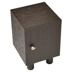 UNISM - Bedside Cabinet - Brown Stained Ash