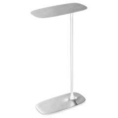 UNISM – hoher Beistelltisch – gebürstetes Aluminium