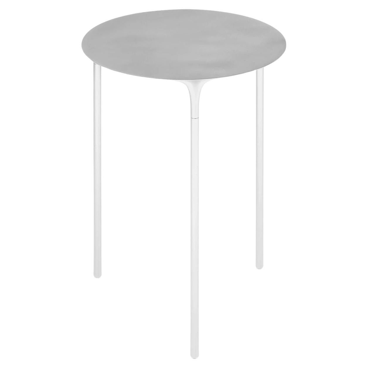 UNISM – Couchtisch – gebürstetes Aluminium