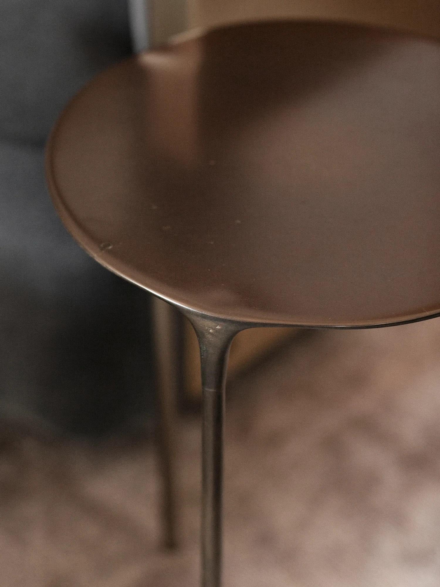 UNISM - Coffee Table - Aged Brass For Sale 1