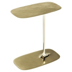 UNISM - low side table - cast brass - polished