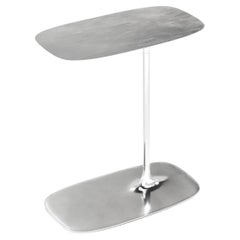 UNISM - Low Side Table - polished Aluminium