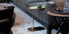 UNISM - Low Side Table - polished brass