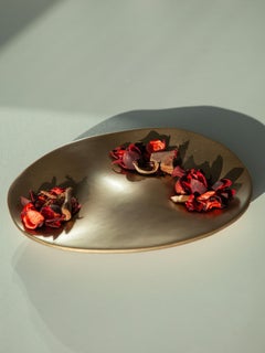 Bowl – Small Sandcasted Brushed Brass Decorative Art by Unism