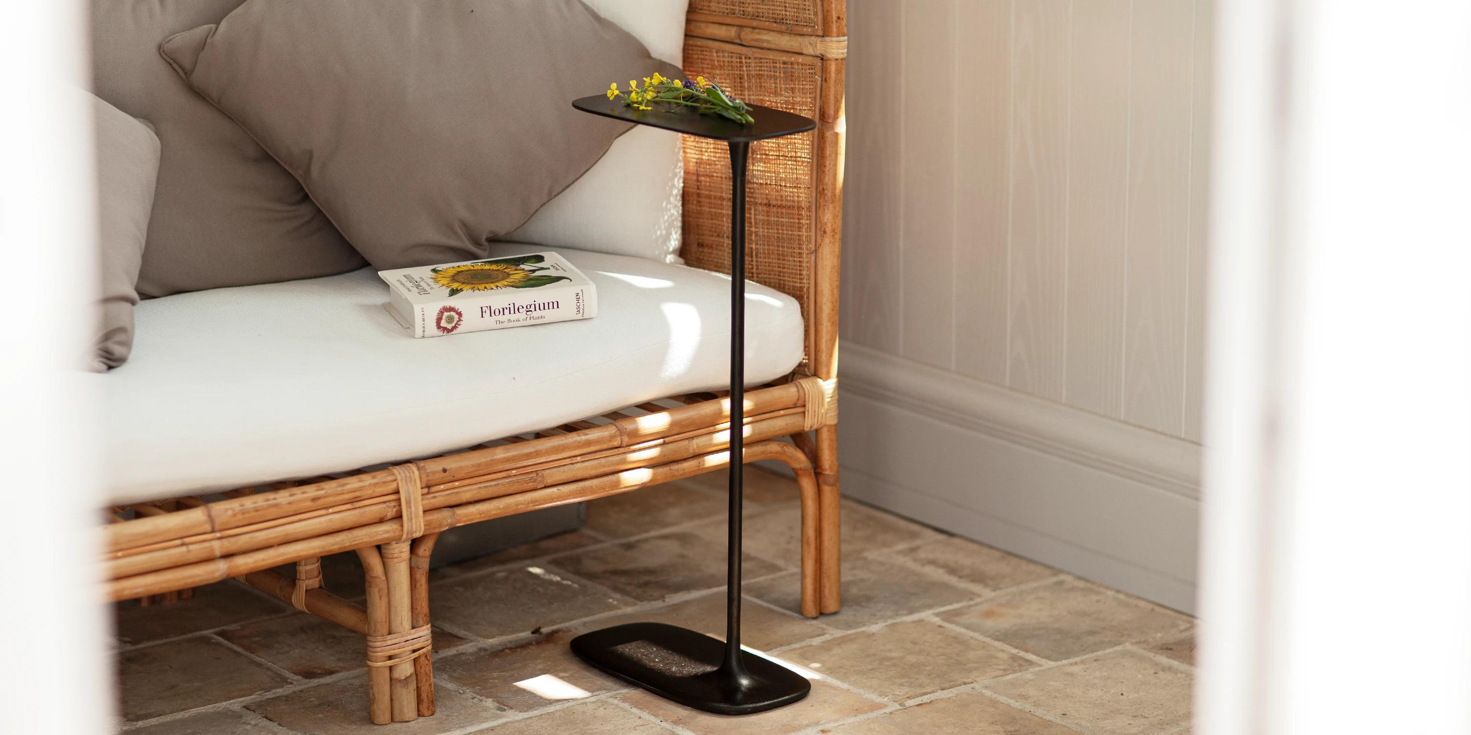 UNISM - Tall Side Table - Coated Aluminium For Sale 3