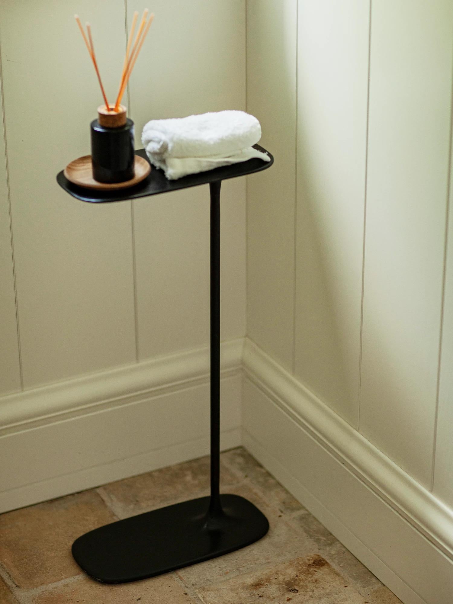 UNISM - Tall Side Table - Coated Aluminium For Sale 1